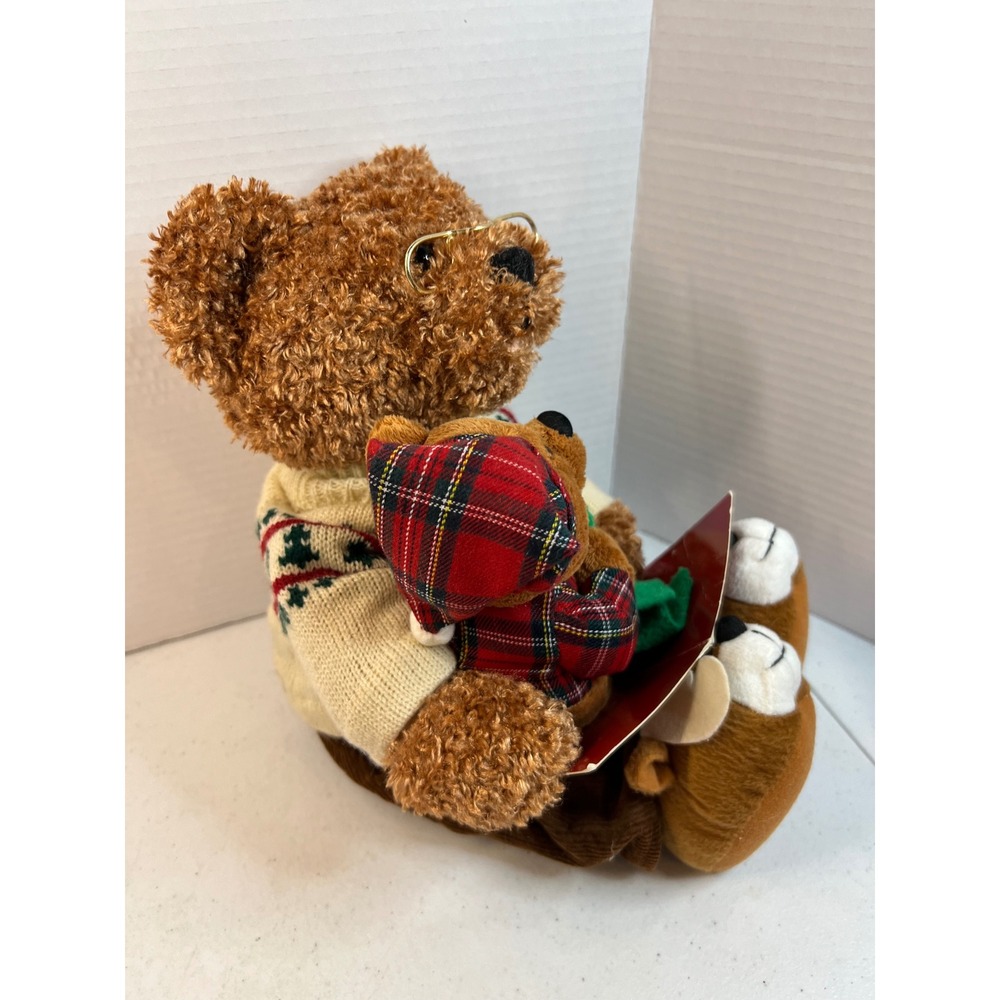 Avon 2006 Animated Storytelling Bear The Night Before Christmas Plush 12" - Picture 4 of 6